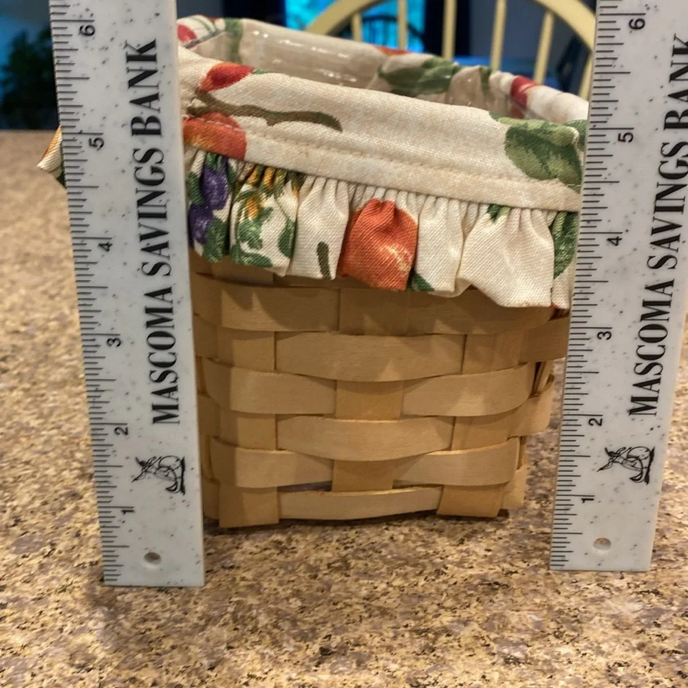 Longaberger small recipe